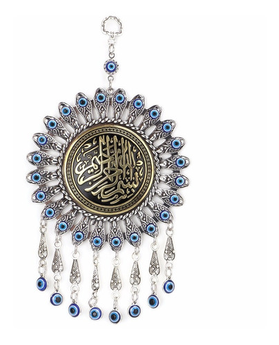 Amuleto Islámico Turco Azul Del Mal De Ojo Bendición Colgant