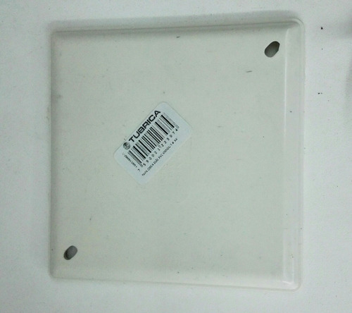 Tapa Ciega Pvc Electricidad 4x4 Conduit Cuadrada (3 Unid)