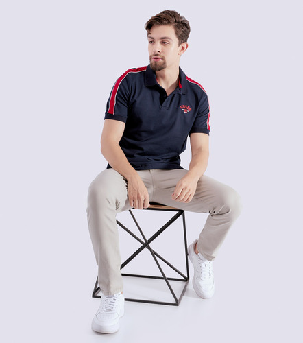 Camiseta Para Hombre Tipo Polo Slim Unser