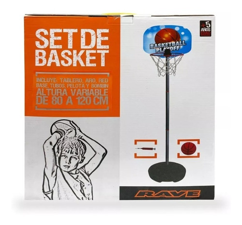 Juego Mini Set De Basket Aro Con Base Isakito
