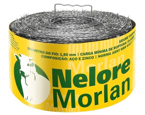 Arame Farpado Para Cerca Nelore 500m Morlan