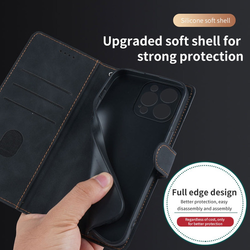 Funda Tipo Cartera Vintage Para Oppo A12/a12e, Protectora, Ranura Para Tarjetas, Soporte, Correa De Muñeca