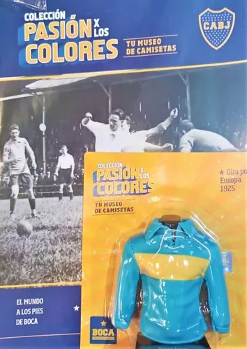 Pasión X Los Colores Camiseta Boca Gira X Europa 1925 Cla 