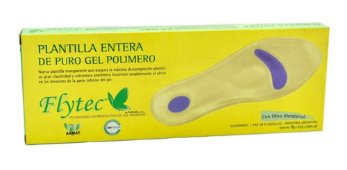 Plantillas De Gel Polímero Flytec Alivia Dolores Unisex