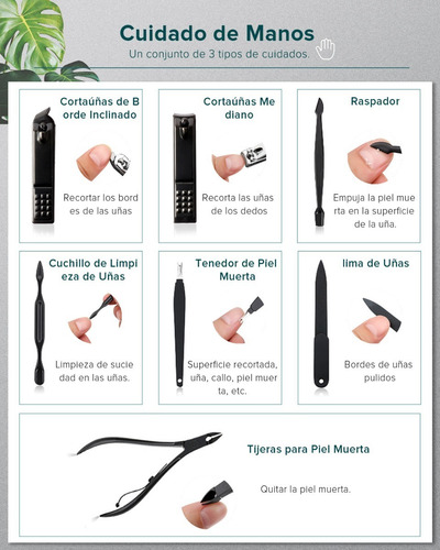 Imagen 4 de 10 de Manicura Y Pedicura, Lonk Set Manicura Multifuncional 18 Pcs
