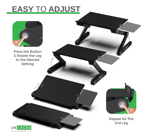 Bandeja Del Teclado Y Tapete Para Mouse Uncaged Ergonomics W