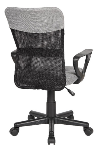 Silla De Oficina Gerencial London Color Gris En Malla