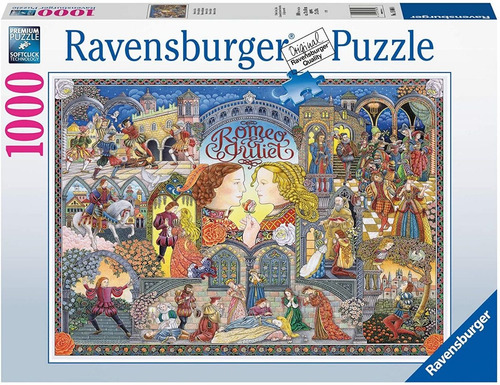 Imagen 1 de 3 de Puzzle 1000pz Romeo Y Julieta- Ravensburger 168088