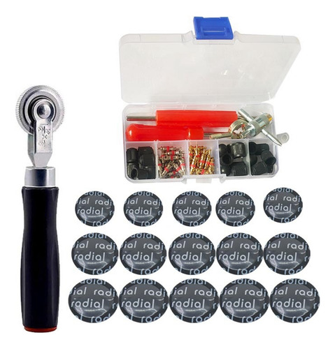 Kit De Parches Para Neumáticos, 70 Unidades, Resistente, Pel
