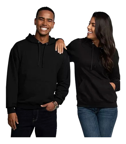 Imagen 2 de 10 de Buzo Canguro Friza Hoodie Vs Colores