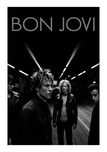 Póster Papel Fotográfico Bon Jovi Banda Round N Round 80x120