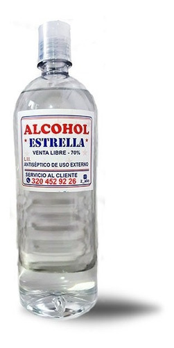 Alcohol Antiséptico Al 70% 1/2 L