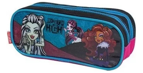 Estojo Escolar De Lápis Necessaire Infantil Monster High