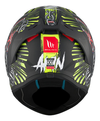 Capacete Moto Mt Helmets Stinger 2 Akin A3 Matt Fosco