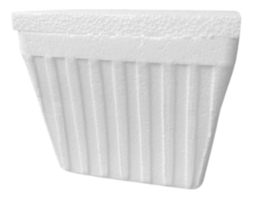 Hielera De Unicel Hug 100 Piezas Cap. 1.7 Litros Color Blanco