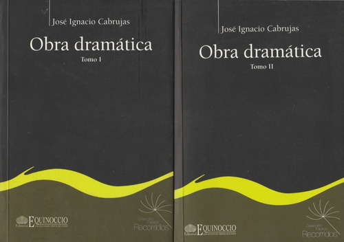 Obra Dramática 2 Tomos  / José Ignacio Cabrujas