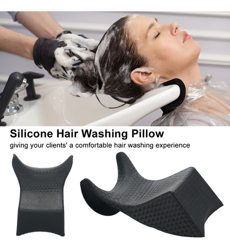 ·· Almofada De Descanso De Pescoço Com Shampoo De Silicone