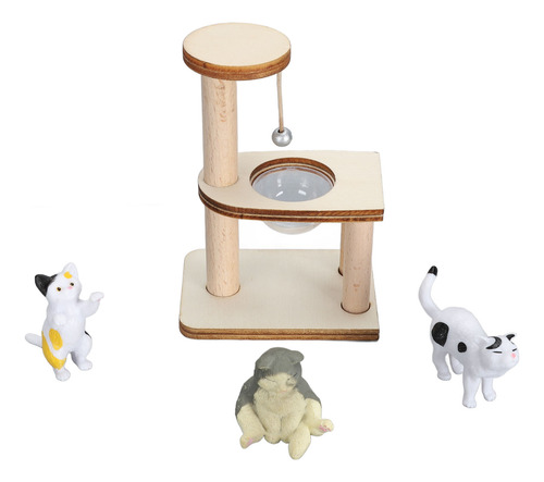Set De Juego Con Forma De Figura De Gato, Estructura De Esca