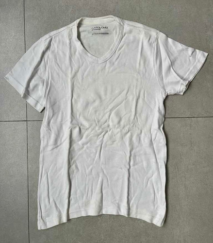 Camiseta Blanca Carouomo Talle M