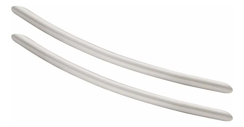 Manija Tirador Oval Curvo 128 Mm Cromo Mate Hafele X 2 Uni Liso