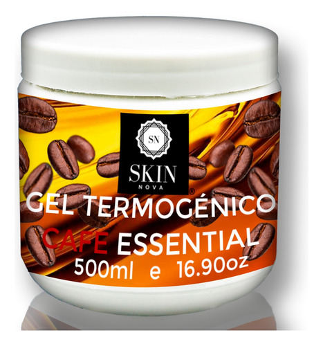Gel Corporal Skin Nova Café 500 Ml Efecto Termogénico Tipo De Envase Frasco