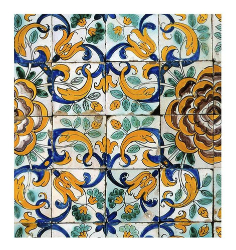 Vinilo 30x30cm Azulejos Colores Decoracion Moderna Arte