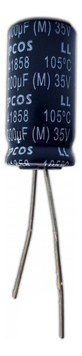 Kit 5 Capacitor Eletrolitico Epcos 1000uf 35v B41858c7108m