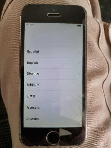 Iphone 5s 16 Gb Para Desbloquear Cuenta Icloud O Para Repues Gris Claro