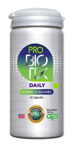 Probiotix Daily (60 Cáps) Probiótico 4 Cepas/ 15 Billones