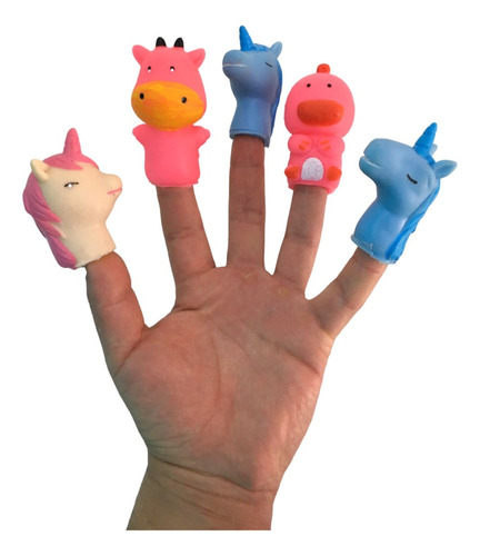 Set 5 Titeres Dedos Animalitos Infantil Toy Pce 918 Bigshop