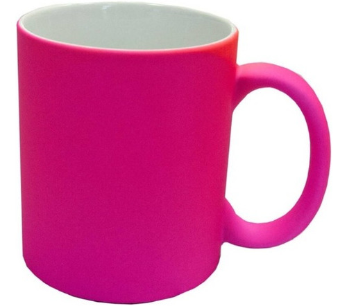 Taza Fluo Para Sublimar Con Caja Individual 