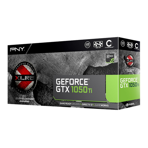 Pny Geforce® Gtx 1050 Ti 4gb Xlr8 Gaming Overclocked Edition