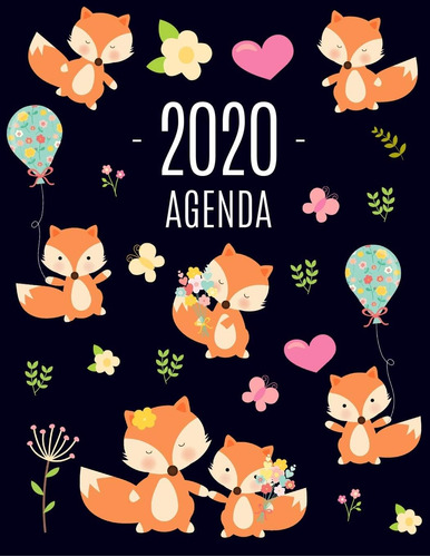 Libro: Zorro Rojo Agenda 2020: Planificador Annual | Enero A