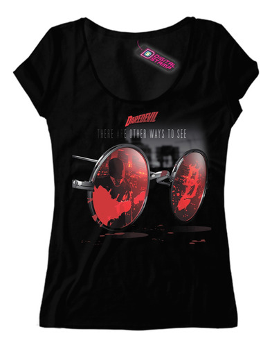 Remera Mujer Marvel´s Daredevil Anteojos Serie S14 Dtg