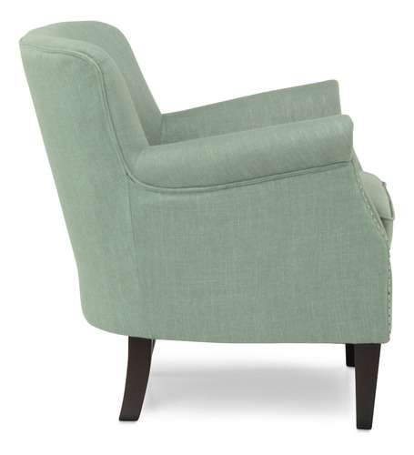 Imagen 4 de 8 de Rosen Poltrona Beatriz tela Jade