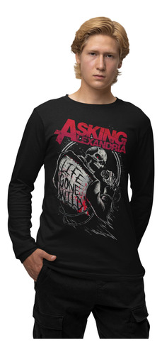 Camiseta Manga Larga Metalcore Asking Alexandria N1