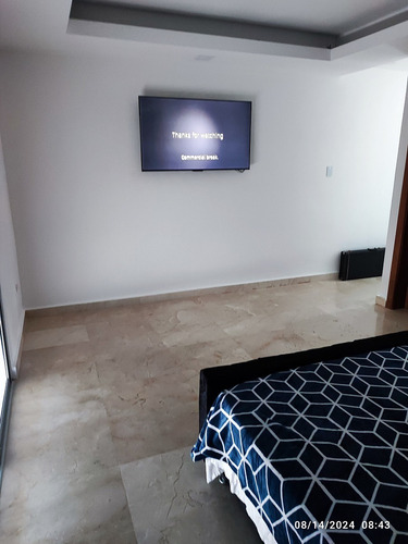 Villa En Playa Nueva Romana Amueblada De 3 Habitaciones Patio Con Matas De Cocos