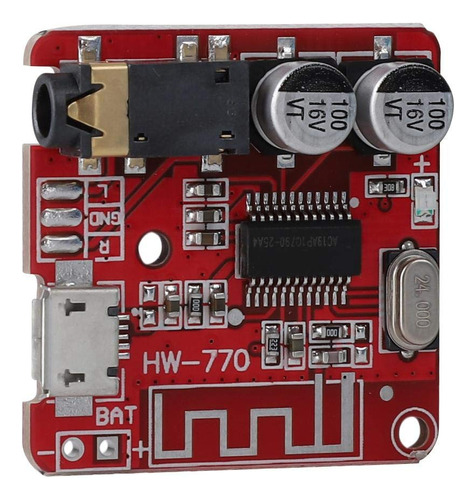 Wendry Módulo Receptor De Audio, Mp3 Bluetooth 4.1, Tabler.