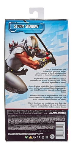 Imagem 4 de 4 de Boneco Gi Joe Figura Olympus Storm Shadow - Hasbro F1021