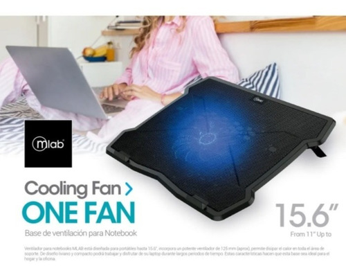 Imagen 3 de 3 de Base Ventilador Notebook One Fan 15,6