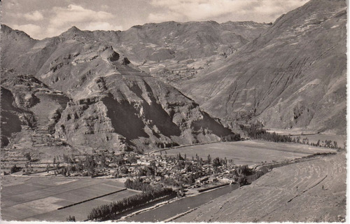 Peru Cuzco Antigua Fotografia Postal Vista De Pisac Incas