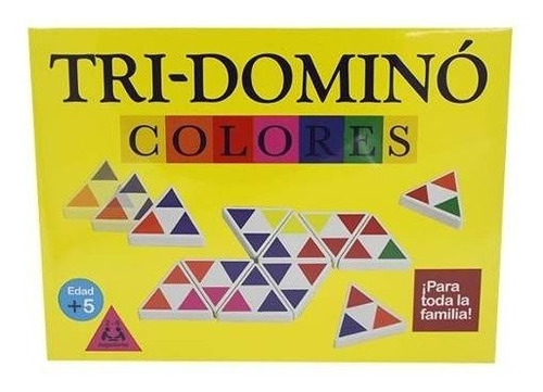 Tri-dominó Colores Plásticas Entretenimiento Juego De Mesa