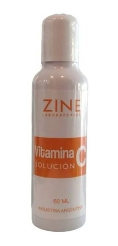 Solucion Concentrada Vitamina C Pura Antioxidante 60ml Zine