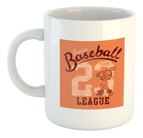 Taza De Ceramica Baseball Liga De Chicos