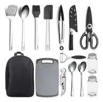 Comprar Juego De 15 Utensilios De Cocina Para Camping Portátil
