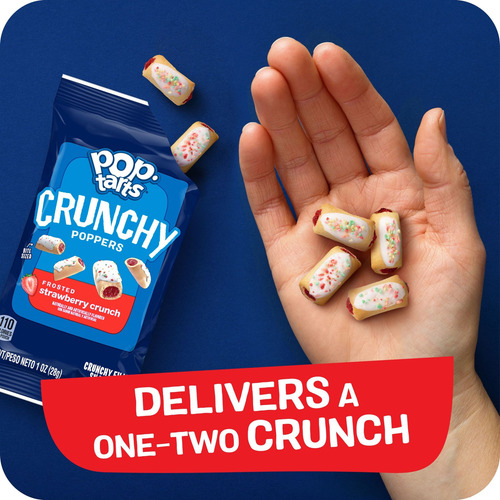 Pop Tarts Crunchy Poppers Frosted Strawberry Crunch 141 Gr