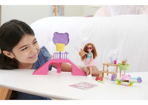 Playset Barbie Chelsea Parque De Skate Con Accesorios
