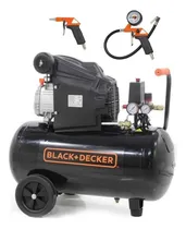 Comprar Compresor De Aire 50 Litros Black Decker 2hp Con Accesorios