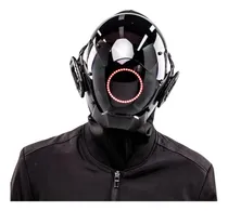 Comprar Punk Mask Cosplay,led Round Light Mask Cosplay Halloween Fit