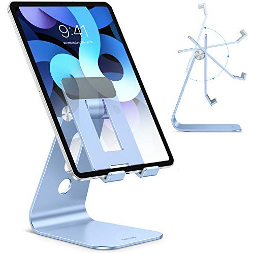 Soporte Ajustable Omoton Para Tablets Y Celulares - Blue 